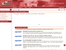 Tablet Screenshot of analytic-news.com